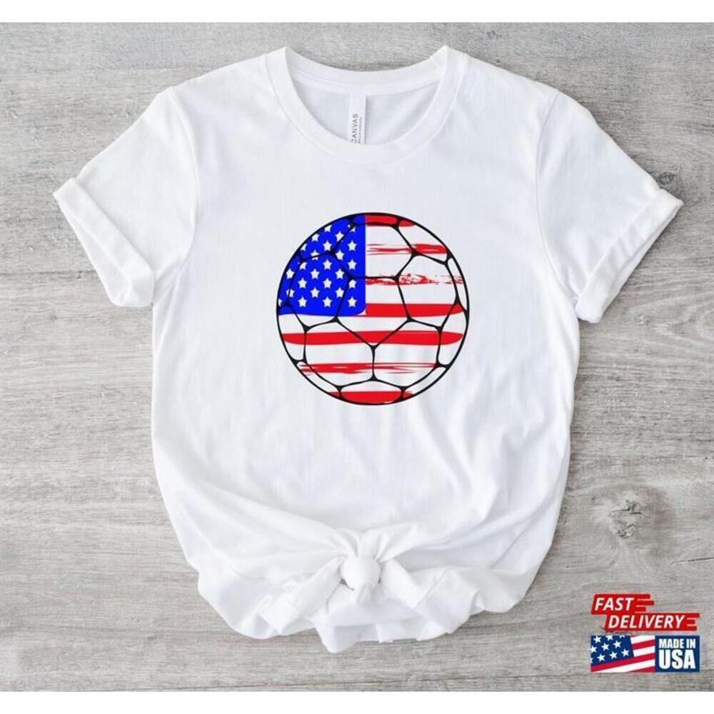 Usa America Soccer Football Tshirt World Cup Shirt Team Women Jersey Unisex